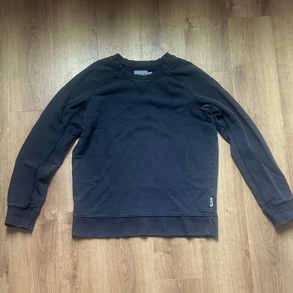 Pact Women’s Organic CottonCrewneck‎ Terry Sweatshirt Size Small
